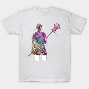 Lacrosse Player Girl T-Shirt